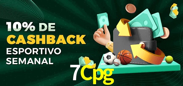 10% de bônus de cashback na 7Cpg